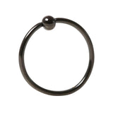 20Pcs Ball Closure Hoop Nose Rings 10MM Thin 22G Body Piercing Jewelry