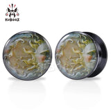 Acrylic Sun Moon Ear Tunnels Plugs Body Piercing Earring Gauges 6-30mm 2PCS