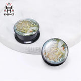 Acrylic Sun Moon Ear Tunnels Plugs Body Piercing Earring Gauges 6-30mm 2PCS