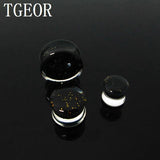 Glitter UV Acrylic Ear Plugs 1 Pair Mixed Gauges