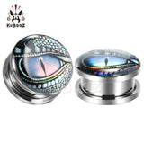 Colorful Eye Piercing Tunnels Ear Gagues Earrings