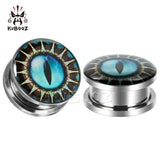 Colorful Eye Piercing Tunnels Ear Gagues Earrings
