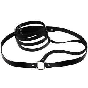 Sexy Belt Pu leather Harness body chain women Bondage Goth Party bodychain