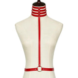 Sexy Belt Pu leather Harness body chain women Bondage Goth Party bodychain