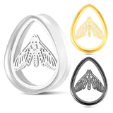 Giga 2 PCS Stainless Steel Double Flared Ear Plugs Stretcher
