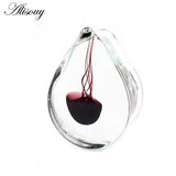 Water Drop Glass Jellyfish Ear Gauges Tunnels Plugs Stretcher Earrings