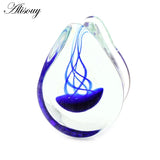 Water Drop Glass Jellyfish Ear Gauges Tunnels Plugs Stretcher Earrings