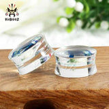 Acrylic Unicorn Logo Ear Tunnels Earrings 2pcs