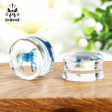 Acrylic Unicorn Logo Ear Tunnels Earrings 2pcs