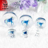 Acrylic Unicorn Logo Ear Tunnels Earrings 2pcs