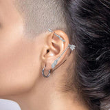 38mm Industrial Piercing Barbell Dangle Stainless Steel Cartilage earring