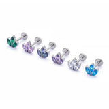 G23 Titanium Threaded Labret Stud Earrings Tragus Pircing Lip studs