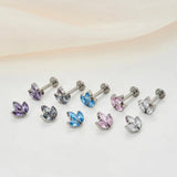 G23 Titanium Threaded Labret Stud Earrings Tragus Pircing Lip studs