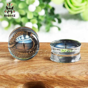 Acrylic Eye Logo Ear Tunnels Expanders Body Gift