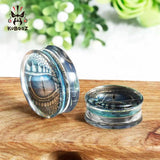 Acrylic Eye Logo Ear Tunnels Expanders Body Gift