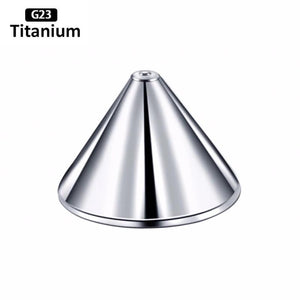 10PS G23 Titanium Eyebrow Banana Labert barbel Cone Jewelry