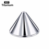 10PS G23 Titanium Eyebrow Banana Labert barbel Cone Jewelry