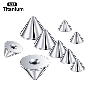 10PS G23 Titanium Eyebrow Banana Labert barbel Cone Jewelry