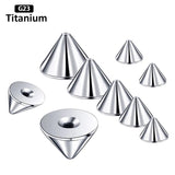 10PS G23 Titanium Eyebrow Banana Labert barbel Cone Jewelry