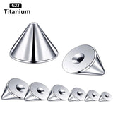 10PS G23 Titanium Eyebrow Banana Labert barbel Cone Jewelry