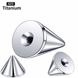 10PS G23 Titanium Eyebrow Banana Labert barbel Cone Jewelry
