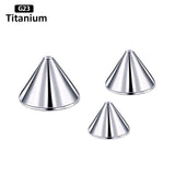 10PS G23 Titanium Eyebrow Banana Labert barbel Cone Jewelry