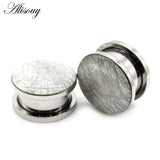 2pcs Stainless Steel Epoxy Enamel Ear Plugs Piercing Body Jewelry