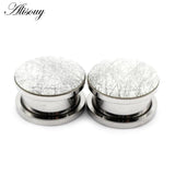 2pcs Stainless Steel Epoxy Enamel Ear Plugs Piercing Body Jewelry