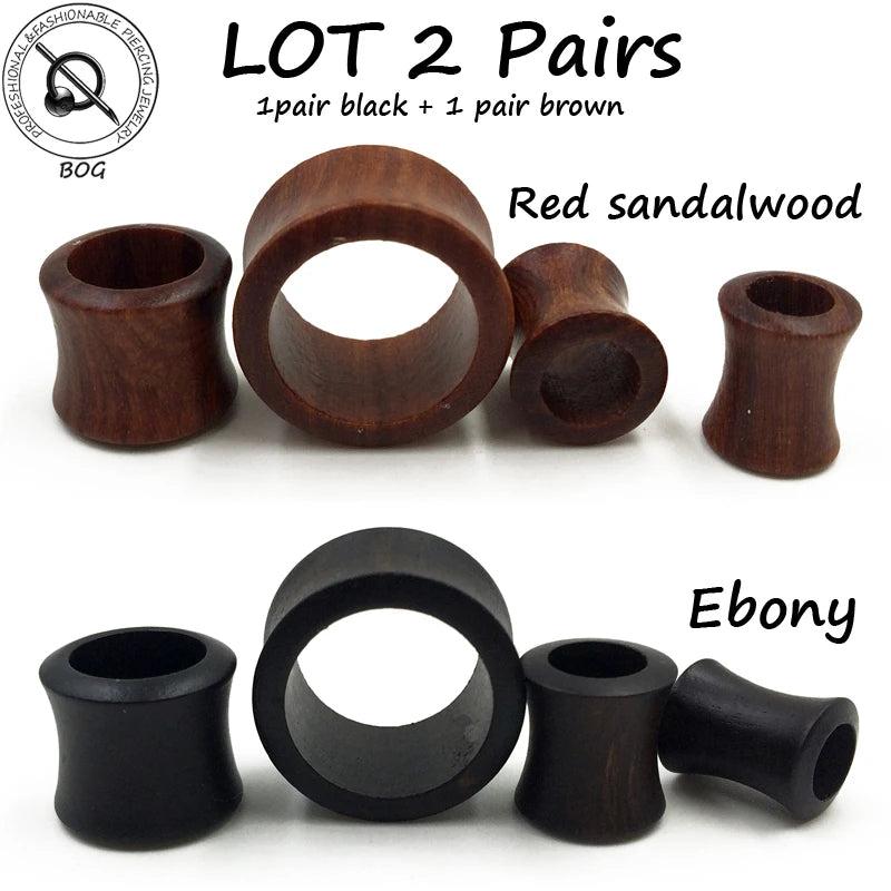 Sandwood Double Flared Hollow Ear Tunnel Plug Gauges