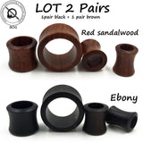 Sandwood Double Flared Hollow Ear Tunnel Plug Gauges
