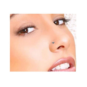 40pcs Steel Ball Nose Screw Ring Piercing Stud 20g
