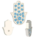 G23 Titanium Zircon Paved Top Labret Studs