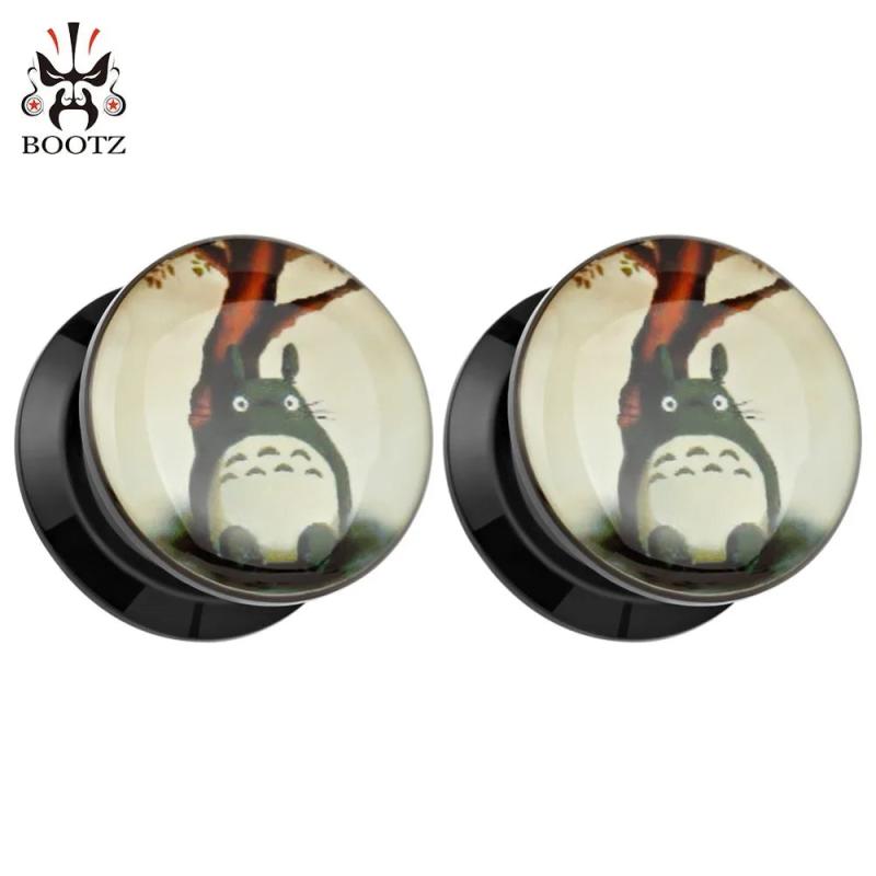 Kubooz Acrylic Ear Plugs Tunnels Gauges Logo Picture 10mm 00g