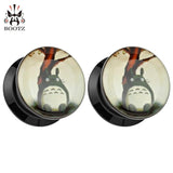 Kubooz Acrylic Ear Plugs Tunnels Gauges Logo Picture 10mm 00g