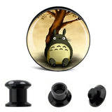 Kubooz Acrylic Ear Plugs Tunnels Gauges Logo Picture 10mm 00g