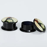 Kubooz Acrylic Ear Plugs Tunnels Gauges Logo Picture 10mm 00g