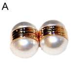 Pearl Magnetic Earrings Therapy Magnet Weight Loss Studs