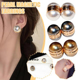 Pearl Magnetic Earrings Therapy Magnet Weight Loss Studs