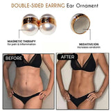 Pearl Magnetic Earrings Therapy Magnet Weight Loss Studs