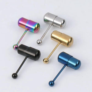 Stainless Steel Vibration Tongue Nail Human Body Piercing Jewelry