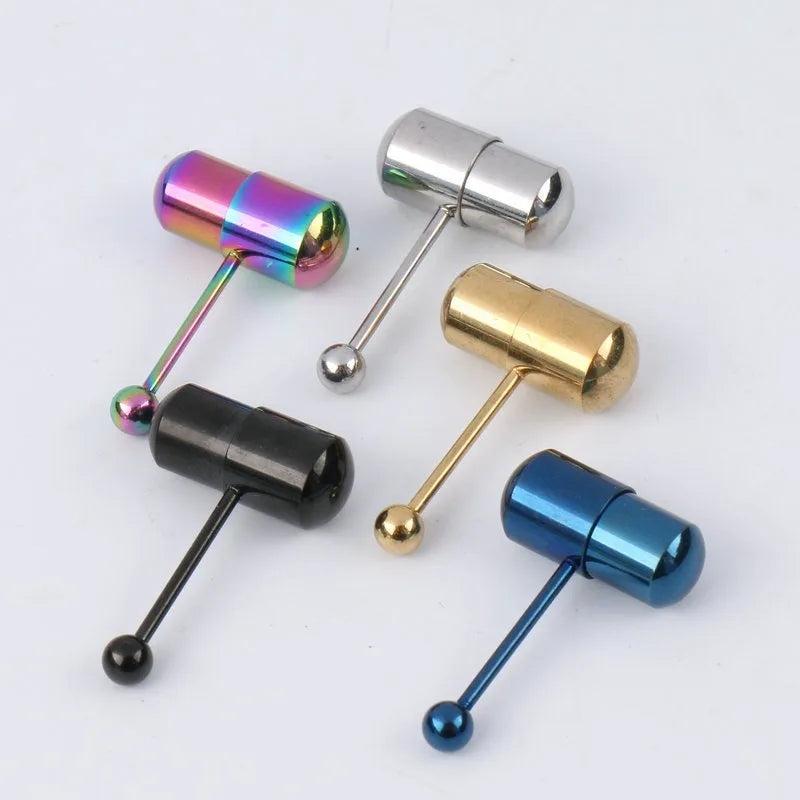 Stainless Steel Vibration Tongue Nail Human Body Piercing Jewelry