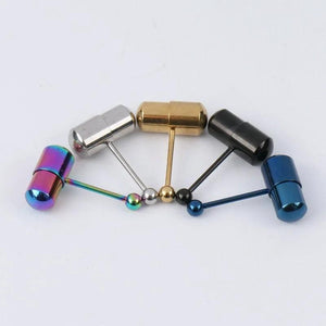 Stainless Steel Vibration Tongue Nail Human Body Piercing Jewelry