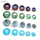 Leosoxs 2 Piece Marine Jellyfish Ear Expansion Earrings