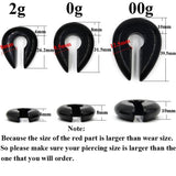 Pink Natural Stone Ear Weight Hanger Plug 6mm 8mm 10mm Earrings Piercing Jewelry