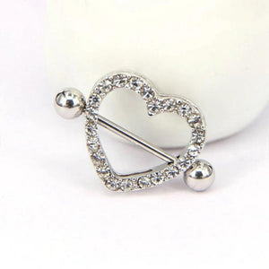 Stonefans Rhinestone Nipple Piercing Double Layer Body Chain
