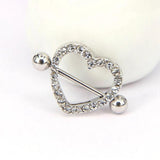 Stonefans Rhinestone Nipple Piercing Double Layer Body Chain