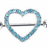Stonefans Rhinestone Nipple Piercing Double Layer Body Chain