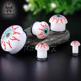 Evil Eyes Plugs Tunnels Stretcher Saddle Flesh Tunnels Expander
