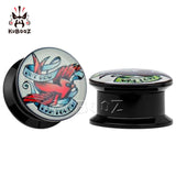 2PCS Ear Piercing Tunnels Gauges Plugs Stretcher Expander 6-30mm