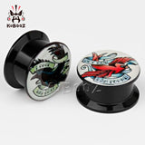 2PCS Ear Piercing Tunnels Gauges Plugs Stretcher Expander 6-30mm